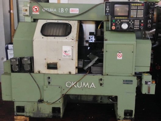 Tornio cnc OKUMA LB 9 usato