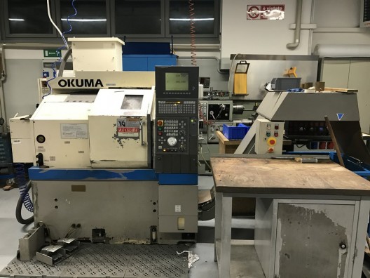 Tornio cnc 2 assi OKUMA LCS 15 usato