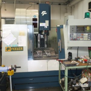 Centro di lavoro verticale FEELER FV600 Fanuc usato