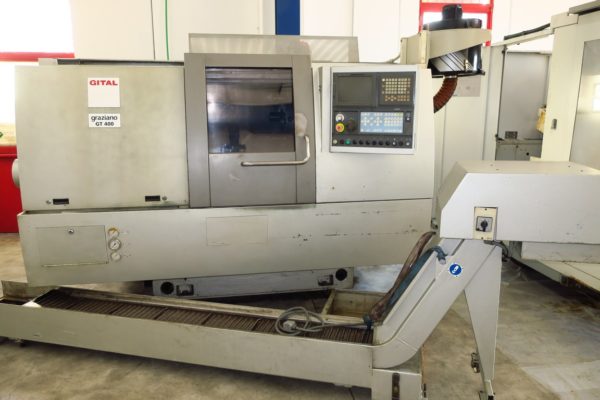 Tornio cnc 2 assi GRAZIANO GT400 usato