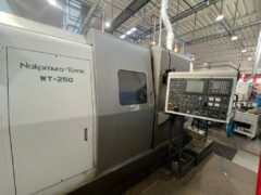Tornio cnc NAKAMURA WT 250 bimandrino asse Y usato