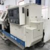 Tornio cnc OKUMA LB15II W contromandrino con caricatore di barre LNS usato