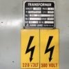 Trasformatore di tensione trifase 380V 10 KVA 50Hz usato