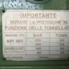 Pressopiegatrice idraulica per lamiera CN NOVASTILMEC NPI 180 TON usata