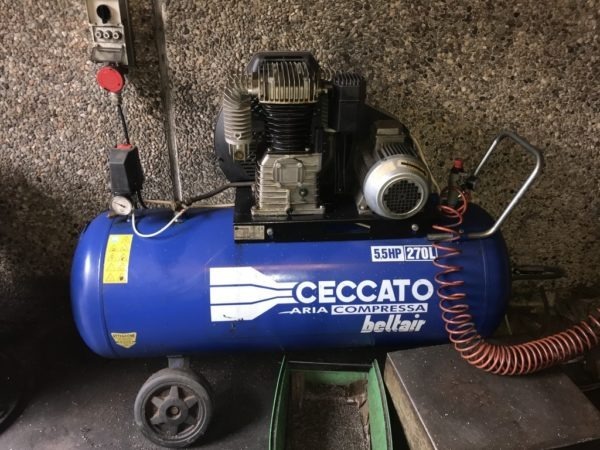 Compressore a cinghia CECCATO 270C 4Kw USATO norme CE