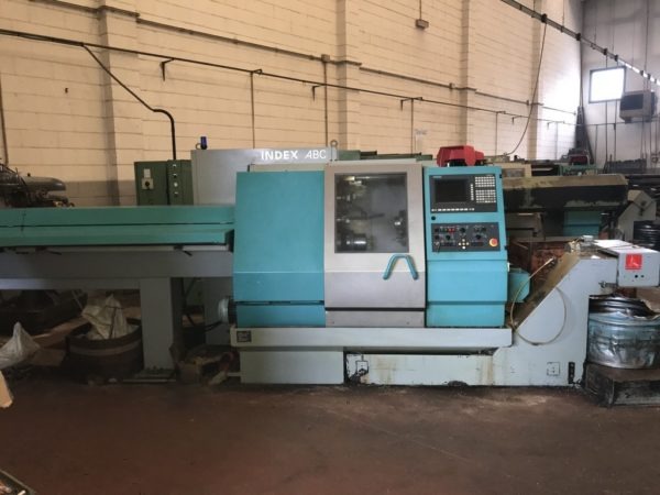 Tornio cnc motorizzato 2 torrette INDEX ABC 60 usato/2