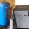 Impianto aria compressa 22Kw 725 litri con essiccatore MATTEI usato