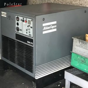 Compressore rotativo a vite silenziato ATLAS COPCO GA11 usato