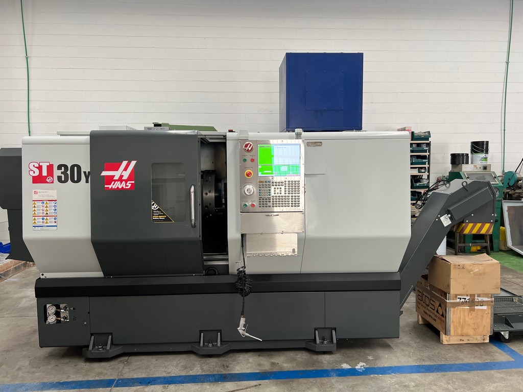 Tornio cnc motorizzato asse Y HAAS ST 30Y usato