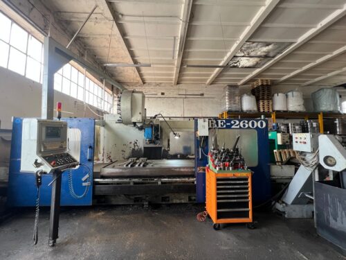 Fresatrice cnc a banco fisso EUMACH FBE 2600 usata