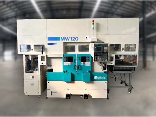 tornio cnc bimandino frontale MURATEC MW 120G usato