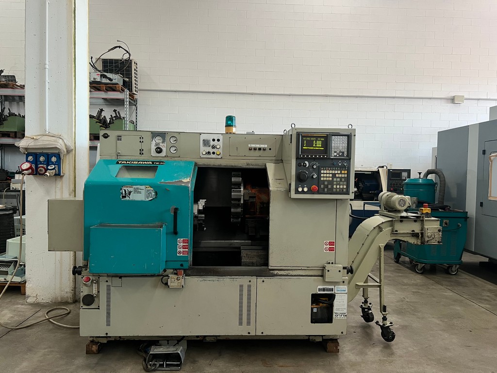 Tornio cnc 2 assi TAKISAWA TW 30 usata 00001 Tornio cnc 2 assi TAKISAWA TW 30 usato