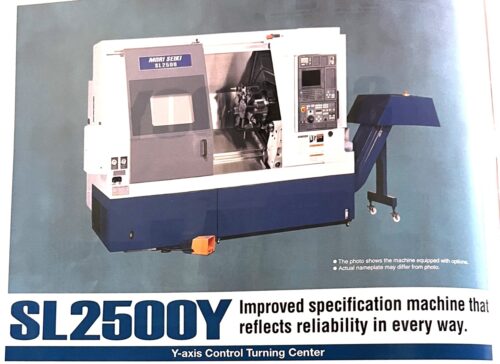 Tornio cnc motorizzato asse Y MORI SEIKI SL 2500 Y usato REVISIONATO