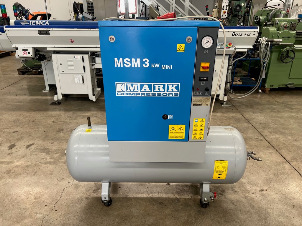 Compressore rotativo silenziato MARK MS M3KM MINI usato 00001 Compressore rotativo silenziato MARK MS M3KM MINI usato