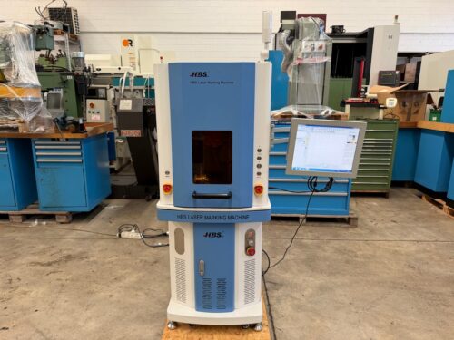 Marcatrice laser HBS GQ 20A con asse rotante usata