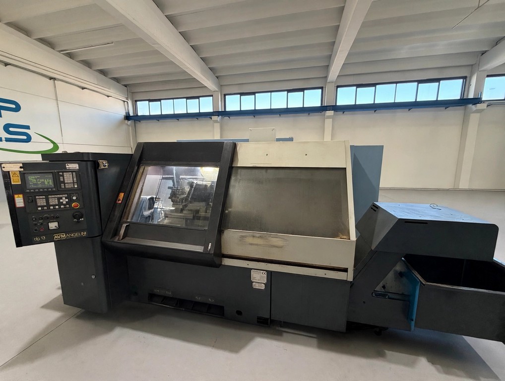 Tornio cnc 2 assi AVM ANGELINI DG13 usato 00001 Tornio cnc 2 assi AVM ANGELINI DG13 usato