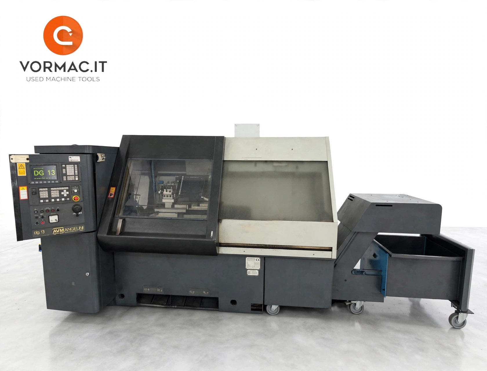 Tornio cnc 2 assi AVM ANGELINI DG13 usato
